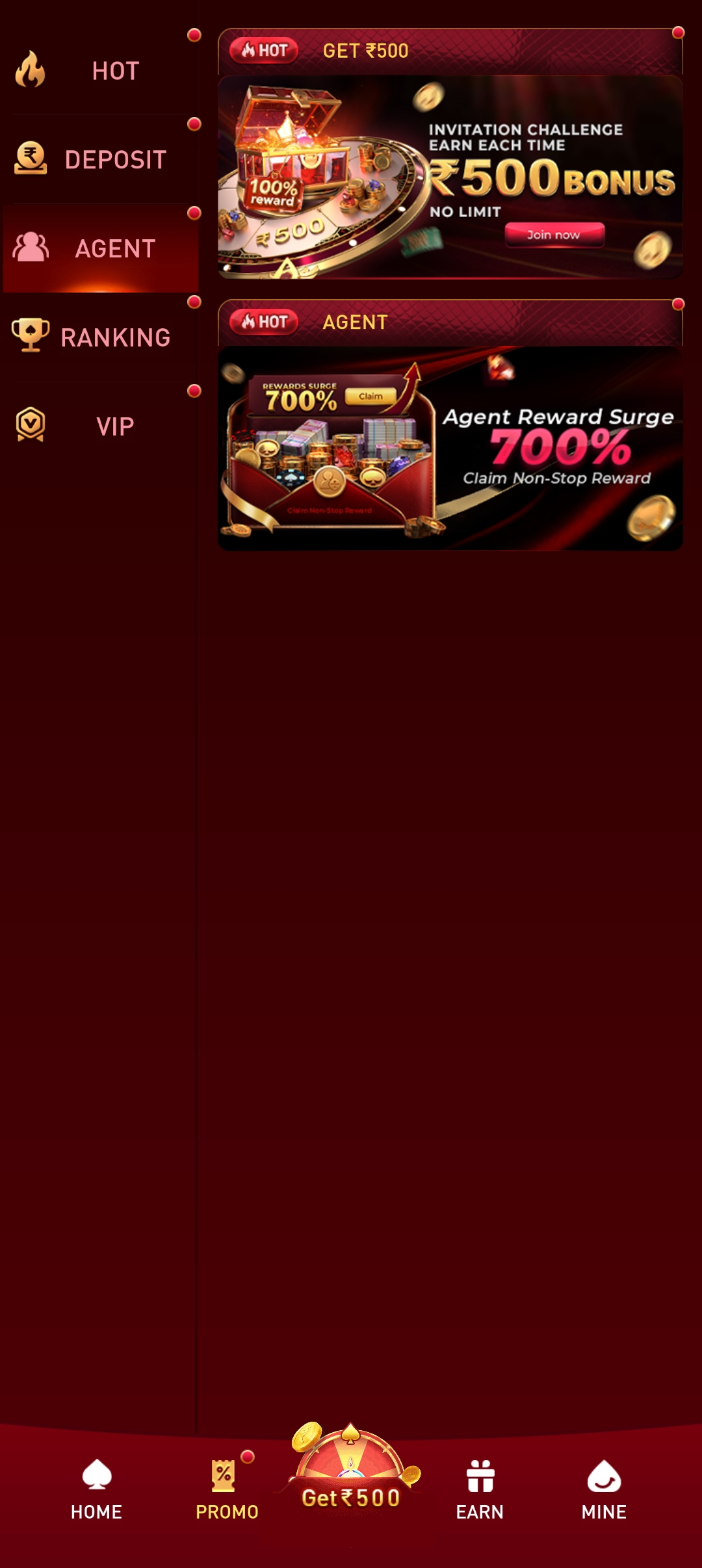 777in app screenshot — live casino